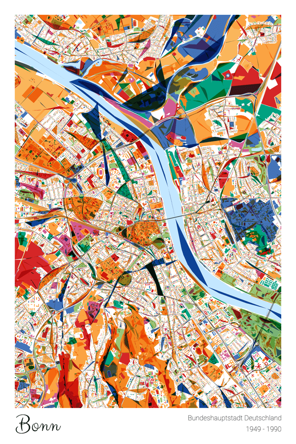 Stadtplan Bonn Bundeshauptstadt