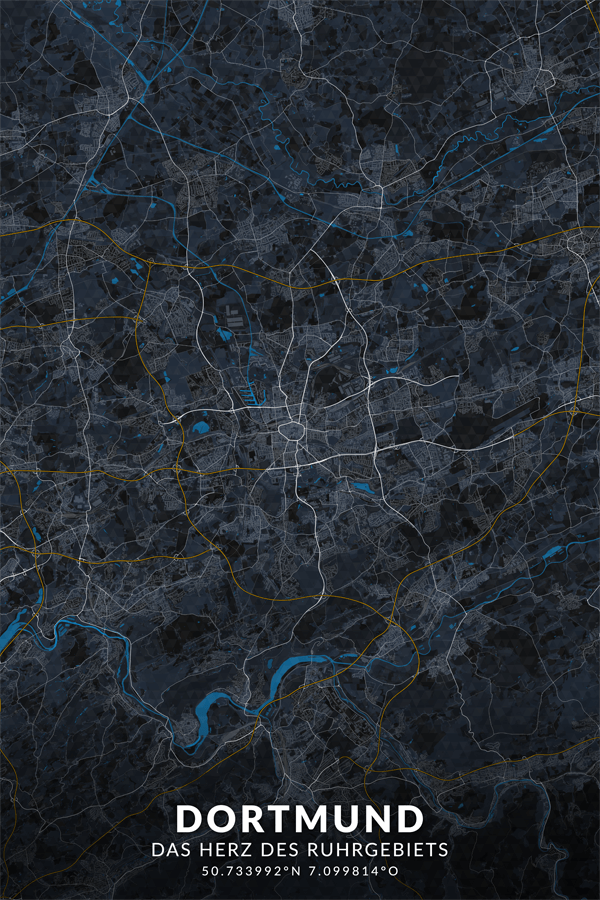 Stadtplan Dortmund Herz des Ruhrgebiets