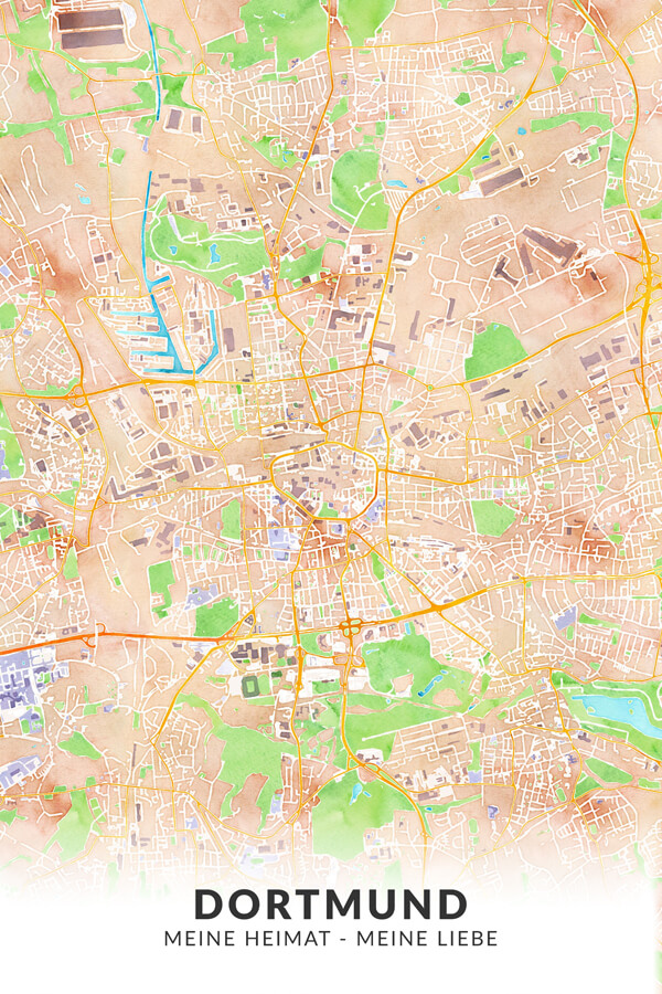 Stadtplan Dortmund Meine Heimat Meine Liebe