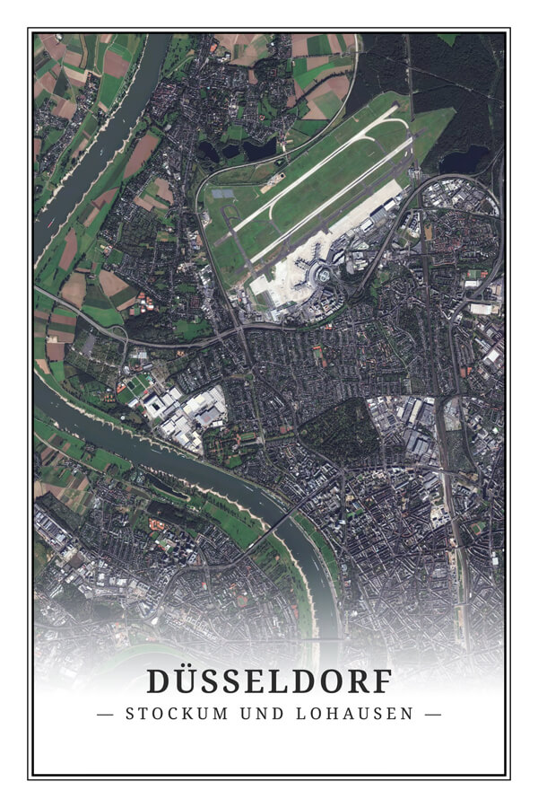 Stadtplan Düsseldorf Stockum Lohausen
