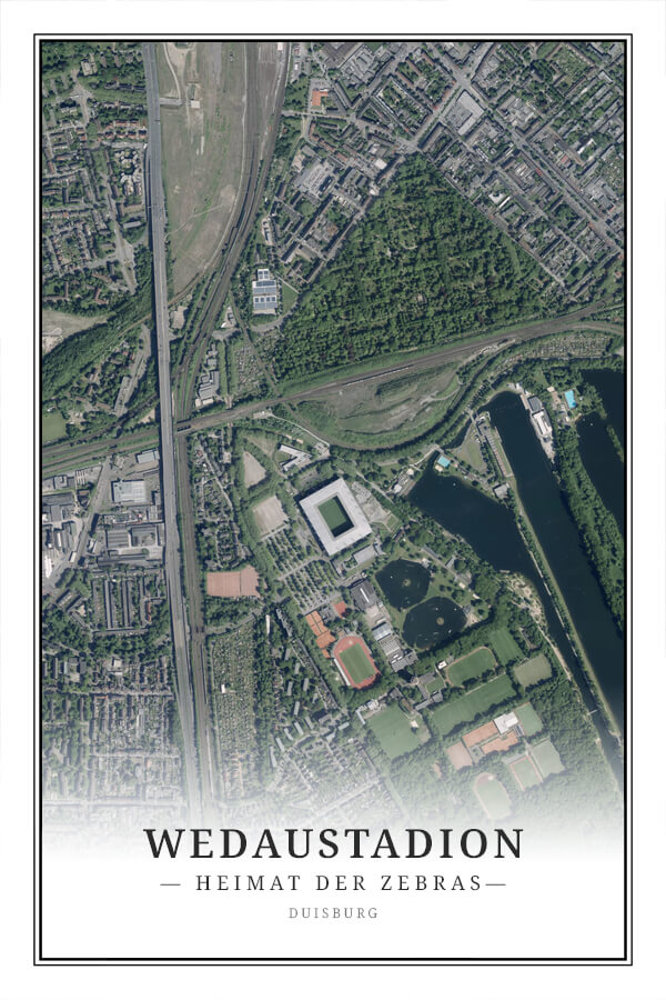 Stadtplan Duisburg Wedaustadion