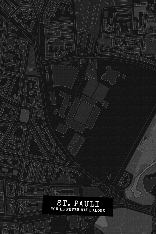 Stadtplan St. Pauli - You'll never walk alone